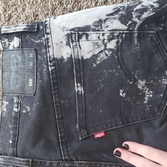 Bleach splatter levi 569 W32 L30 - Picture 3 of 4